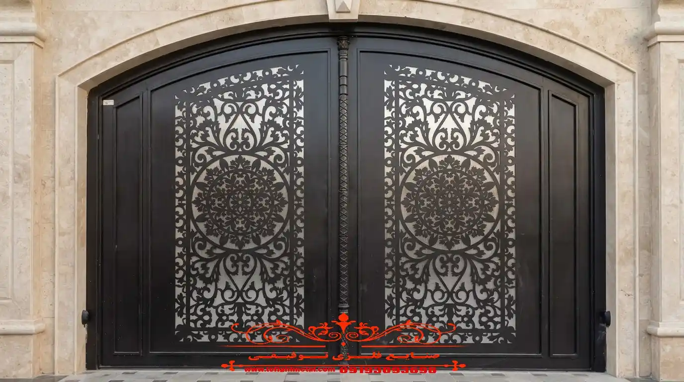 درب پارکینگ لیزری کمان
