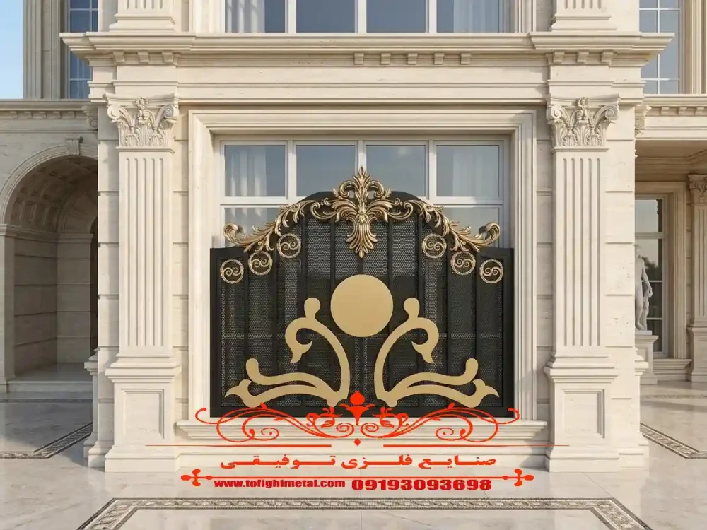 نرده لیزری طرح نازنین