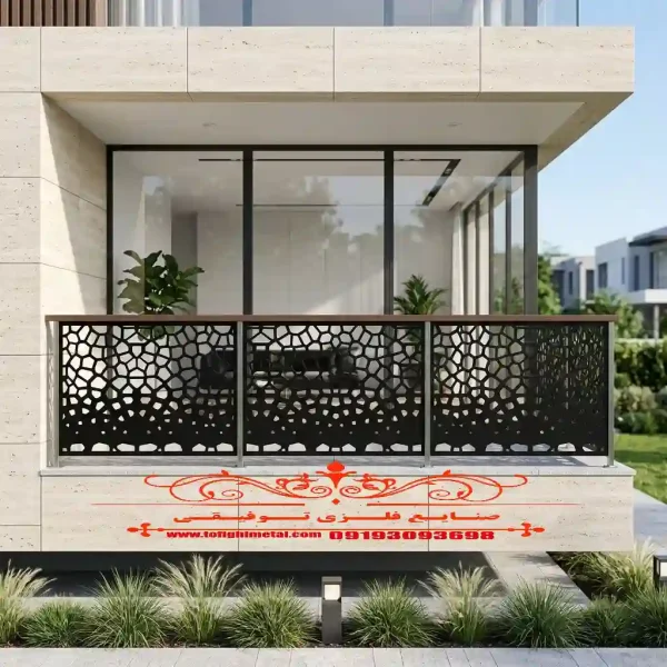 نرده لیزری مدرن طرح پارامتریک
