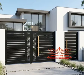درب حیاط مدرن صنایع فلزی توفیقی